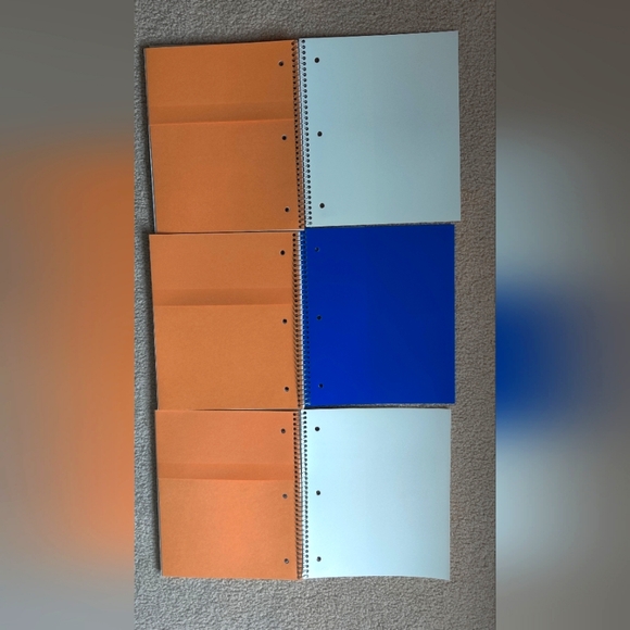 College Ruled Notebooks, 1 Subject 100 Sheets Bundle of 3 New Notebooks - Picture 5 of 6